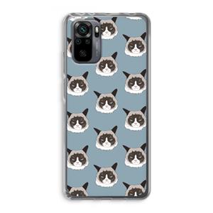 CaseCompany It's a Purrr Case: Xiaomi Redmi Note 10 Pro Transparant Hoesje
