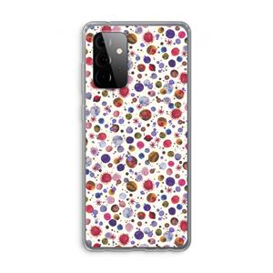 CaseCompany Planets Space: Samsung Galaxy A72 Transparant Hoesje
