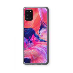CaseCompany Earth And Ocean: Samsung Galaxy A31 Transparant Hoesje