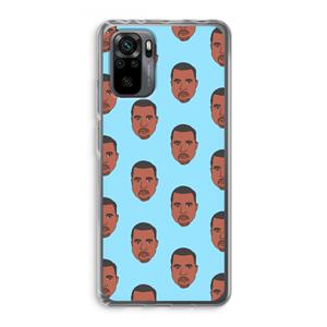 CaseCompany Kanye Call Me℃: Xiaomi Redmi Note 10 Pro Transparant Hoesje