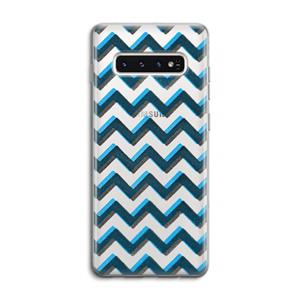 CaseCompany Onderbroken lijn: Samsung Galaxy S10 4G Transparant Hoesje