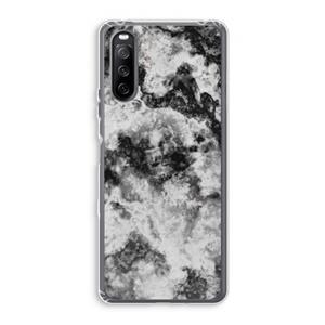 CaseCompany Onweer: Sony Xperia 10 III Transparant Hoesje