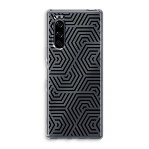 CaseCompany Magic pattern: Sony Xperia 5 Transparant Hoesje