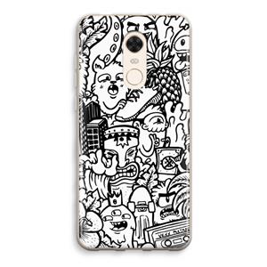CaseCompany Vexx Mixtape #2: Xiaomi Redmi 5 Transparant Hoesje