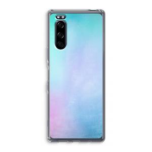 CaseCompany mist pastel: Sony Xperia 5 Transparant Hoesje