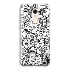 CaseCompany Vexx City #2: Xiaomi Redmi 5 Transparant Hoesje