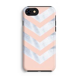 CaseCompany Marmeren pijlen: iPhone 8 Tough Case