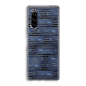 CaseCompany Verrassende lijnen: Sony Xperia 5 Transparant Hoesje