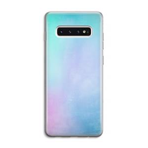 CaseCompany mist pastel: Samsung Galaxy S10 4G Transparant Hoesje