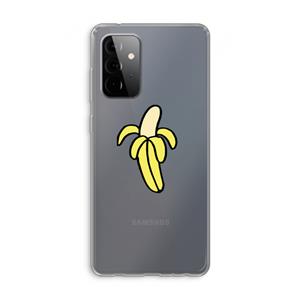 CaseCompany Banana: Samsung Galaxy A72 Transparant Hoesje