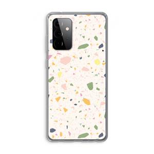 CaseCompany Terrazzo N°21: Samsung Galaxy A72 Transparant Hoesje