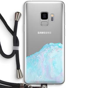 CaseCompany Fantasie pastel: Samsung Galaxy S9 Transparant Hoesje met koord