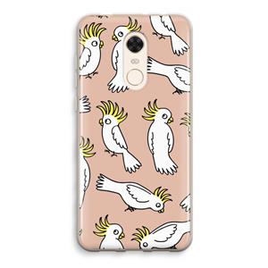 CaseCompany Papegaai: Xiaomi Redmi 5 Transparant Hoesje