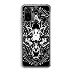 CaseCompany Oh Deer: Xiaomi Redmi Note 10 Pro Transparant Hoesje