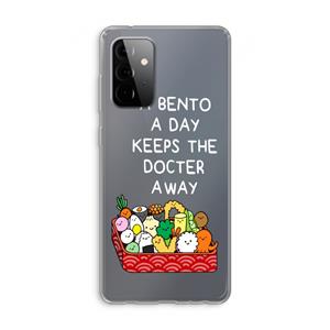CaseCompany Bento a day: Samsung Galaxy A72 Transparant Hoesje