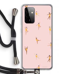 CaseCompany Dans #2: Samsung Galaxy A72 5G Transparant Hoesje met koord