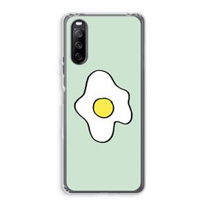 CaseCompany Spiegelei: Sony Xperia 10 III Transparant Hoesje