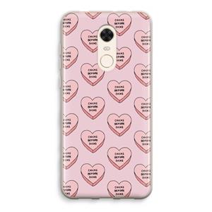 CaseCompany Chicks before dicks: Xiaomi Redmi 5 Transparant Hoesje