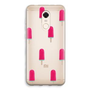 CaseCompany Waterijsje: Xiaomi Redmi 5 Transparant Hoesje