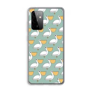 CaseCompany Pelican: Samsung Galaxy A72 Transparant Hoesje