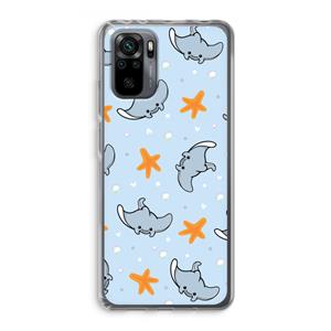 CaseCompany Manta: Xiaomi Redmi Note 10 Pro Transparant Hoesje