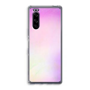 CaseCompany Flow mist pastel: Sony Xperia 5 Transparant Hoesje