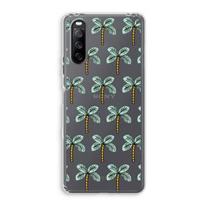 CaseCompany Paradise: Sony Xperia 10 III Transparant Hoesje
