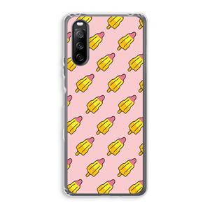 CaseCompany Waterijsjes: Sony Xperia 10 III Transparant Hoesje