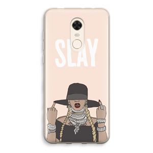 CaseCompany Slay All Day: Xiaomi Redmi 5 Transparant Hoesje
