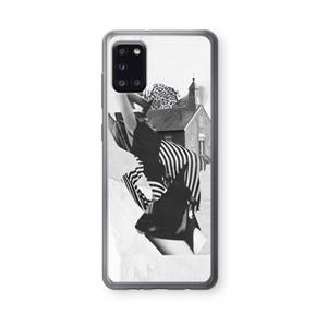 CaseCompany House: Samsung Galaxy A31 Transparant Hoesje