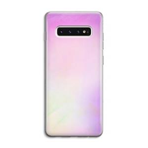 CaseCompany Flow mist pastel: Samsung Galaxy S10 4G Transparant Hoesje