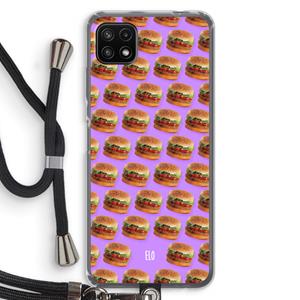 CaseCompany Giants: Samsung Galaxy A22 5G Transparant Hoesje met koord