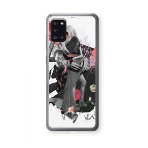CaseCompany Dissimulation du réel: Samsung Galaxy A31 Transparant Hoesje