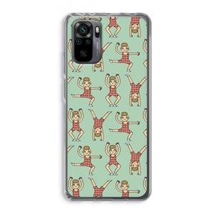 CaseCompany Gymboys: Xiaomi Redmi Note 10 Pro Transparant Hoesje