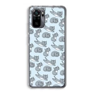 CaseCompany Poezen: Xiaomi Redmi Note 10 Pro Transparant Hoesje