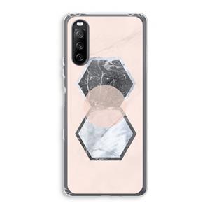 CaseCompany Creatieve toets: Sony Xperia 10 III Transparant Hoesje