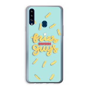 CaseCompany Always fries: Samsung Galaxy A20s Transparant Hoesje