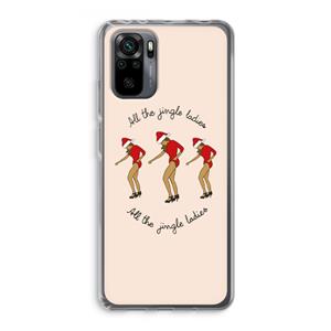 CaseCompany Jingle Ladies: Xiaomi Redmi Note 10 Pro Transparant Hoesje