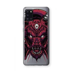CaseCompany Hell Hound and Serpents: Samsung Galaxy A31 Transparant Hoesje