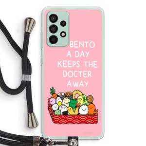 CaseCompany Bento a day: Samsung Galaxy A52s 5G Transparant Hoesje met koord