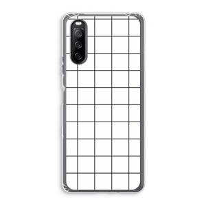 CaseCompany Rooster: Sony Xperia 10 III Transparant Hoesje