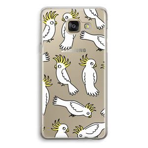 CaseCompany Papegaai: Samsung Galaxy A5 (2016) Transparant Hoesje
