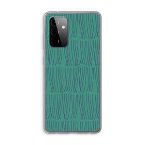 CaseCompany Swirls: Samsung Galaxy A72 Transparant Hoesje