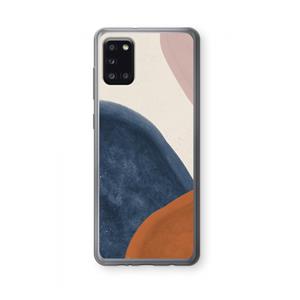 CaseCompany Geo #1: Samsung Galaxy A31 Transparant Hoesje