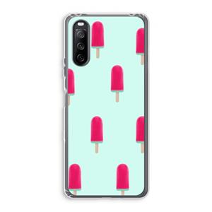 CaseCompany Waterijsje: Sony Xperia 10 III Transparant Hoesje