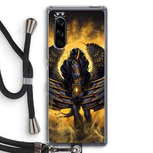 CaseCompany Pegasus: Sony Xperia 5 Transparant Hoesje met koord