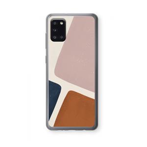 CaseCompany Geo #2: Samsung Galaxy A31 Transparant Hoesje