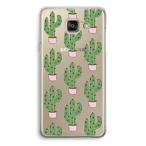 CaseCompany Cactus Lover: Samsung Galaxy A5 (2016) Transparant Hoesje