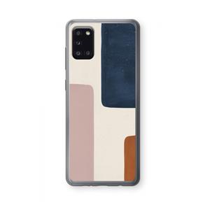 CaseCompany Geo #5: Samsung Galaxy A31 Transparant Hoesje