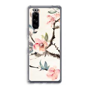 CaseCompany Japanse bloemen: Sony Xperia 5 Transparant Hoesje